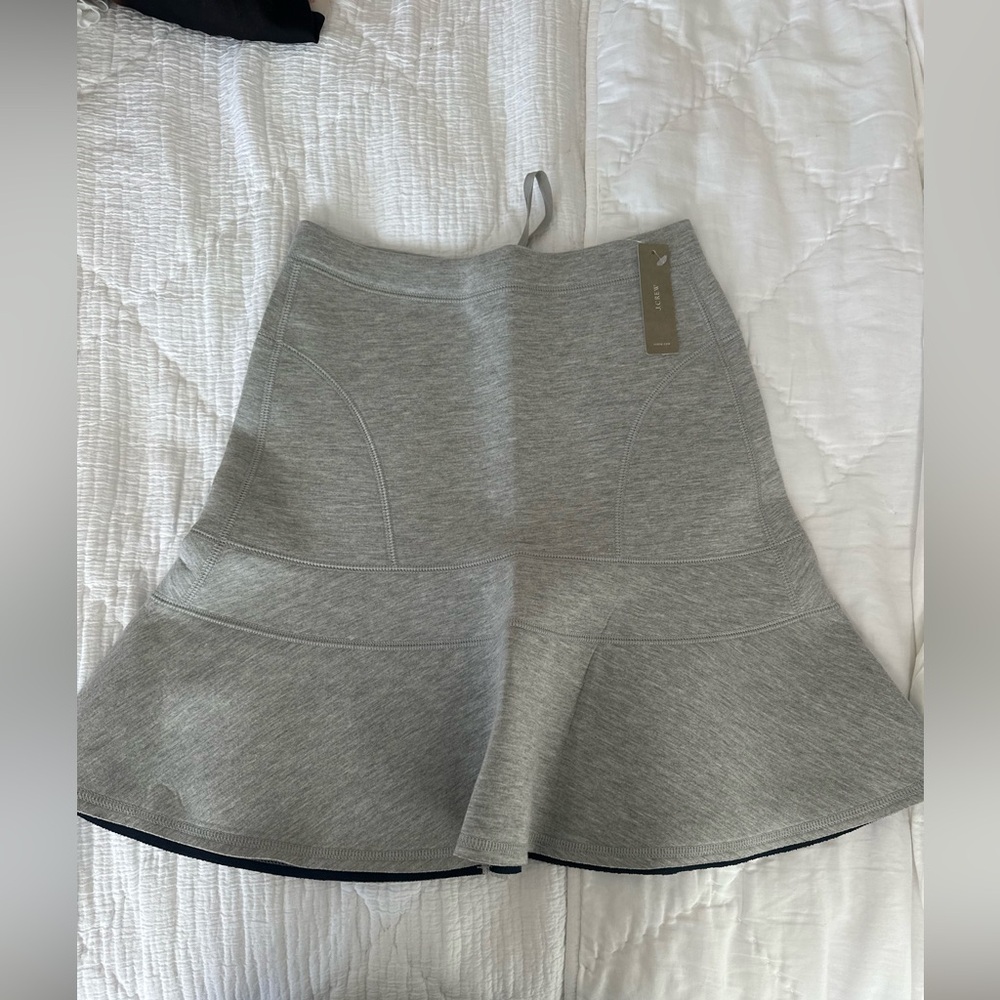 J crew mini Grey skirt